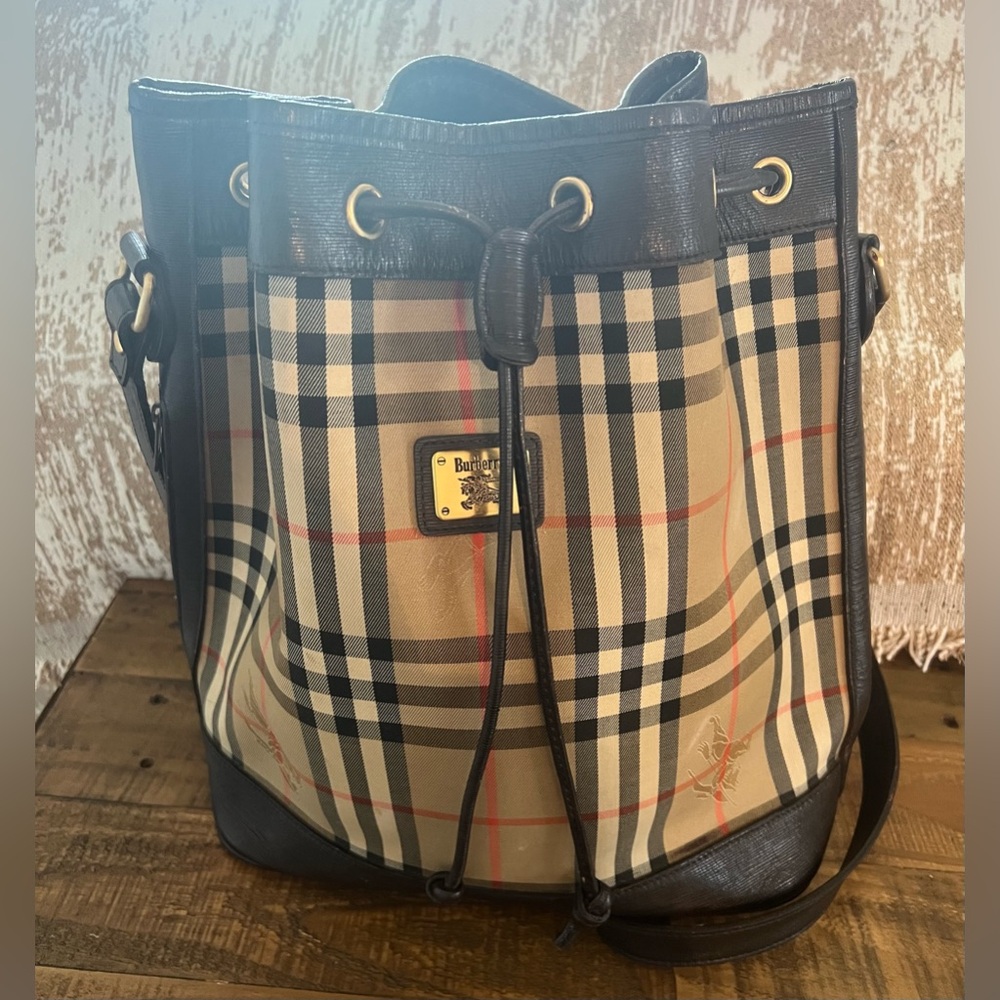 Vintage Burberry Bucket Bag